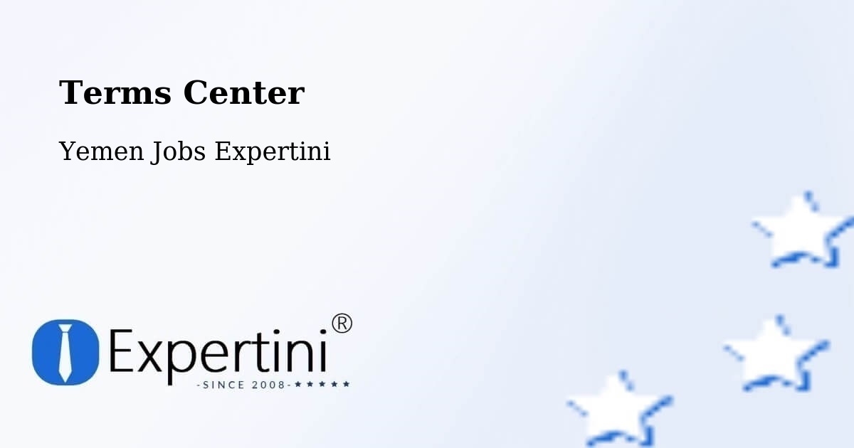 Terms of Service – Mudiyah - Yemen Jobs Expertini